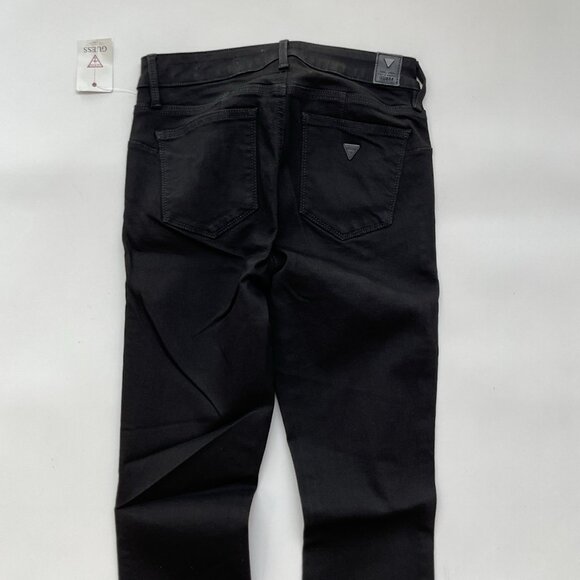 Guess Women’s Curve X Super Stretch Skinny Jeans In Black Mid Rise Size 27 - Picture 8 of 10